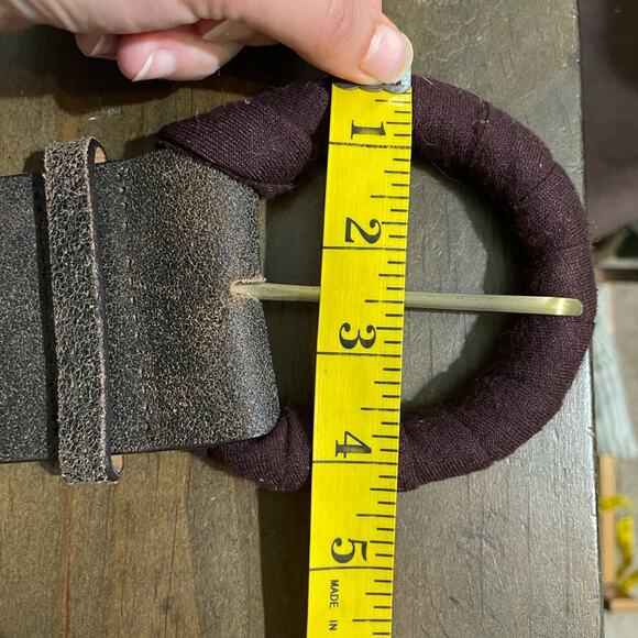 BCBGMAXAZRIA leather wide belt main image 5